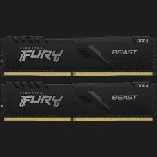 Оперативна памʼять Kingston Fury Beast DDR4 16GB 2x8GB 3200MHz (KF432C16BBK2/16WP)