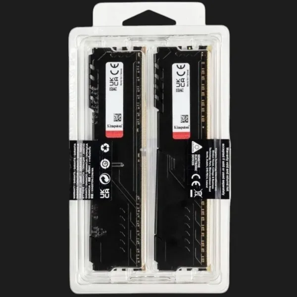 Оперативна памʼять Kingston Fury Beast DDR4 16GB 2x8GB 3200MHz (KF432C16BBK2/16WP)