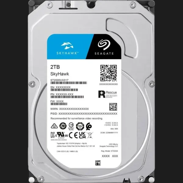 Жорсткий диск Seagate SkyHawk 2TB 3.5