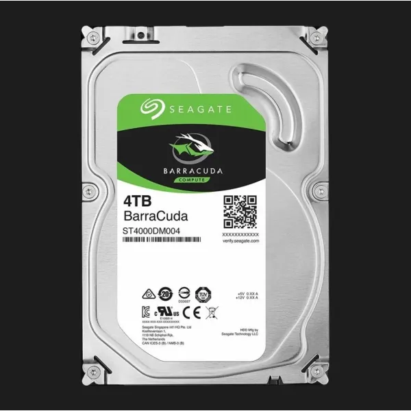 Жорсткий диск Seagate BarraCuda 4TB 3.5