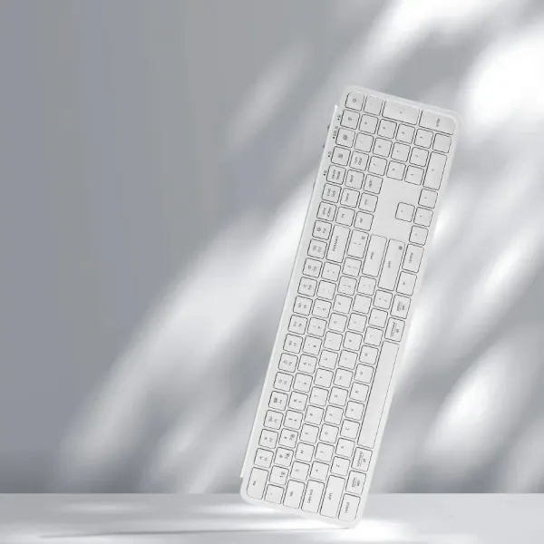 Клавіатура мембрана Keychron B6 Pro Ivory (White) (B6P-K8-UA)