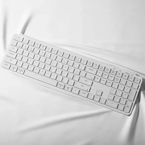 Клавіатура мембрана Keychron B6 Pro Ivory (White) (B6P-K8-UA)