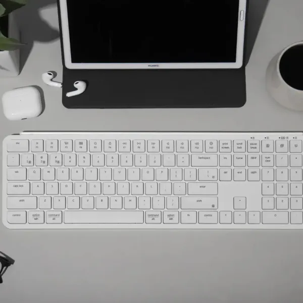 Клавіатура мембрана Keychron B6 Pro Ivory (White) (B6P-K8-UA)
