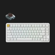 Ігрова клавіатура Keychron J1 82 Key RGB K Pro Brown (White) (J1-Q3-UA)