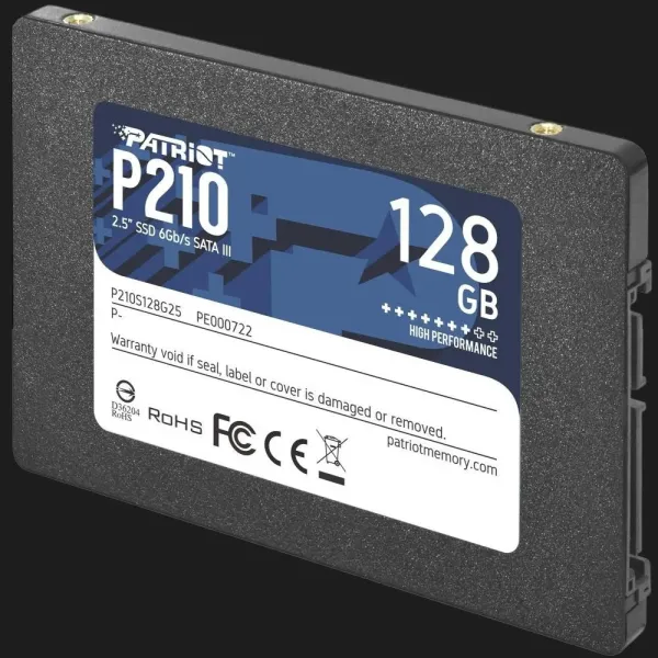 Накопичувач SSD Patriot P210 128GB SATA (P210S128G25)