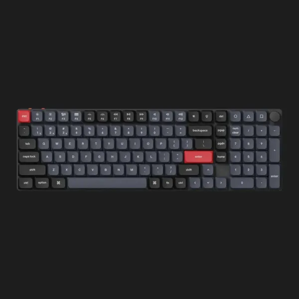 Ігрова клавіатура Keychron K17 Pro 103 Key RGB Gateron MX 2.0 Brown (Black) (K17P-B3-UA)