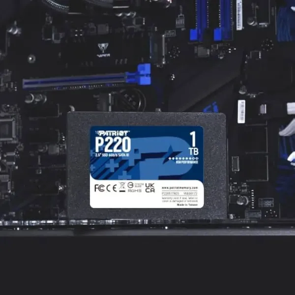 Накопичувач SSD Patriot P220 1TB SATA (P220S1TB25)