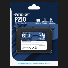 Накопичувач SSD Patriot P210 512GB SATA (P210S512G25)
