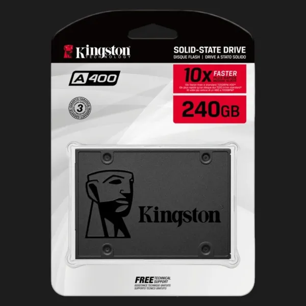 Накопичувач SSD Kingston A400 240GB SATA (SA400S37/240G)