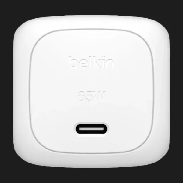 Блок живлення Belkin Home Charger 65W USB-С GAN PD PPS (White)