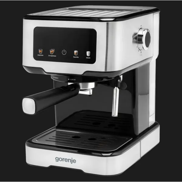 Кавоварка ріжкова Gorenje ESCM15CD (Silver/Black)