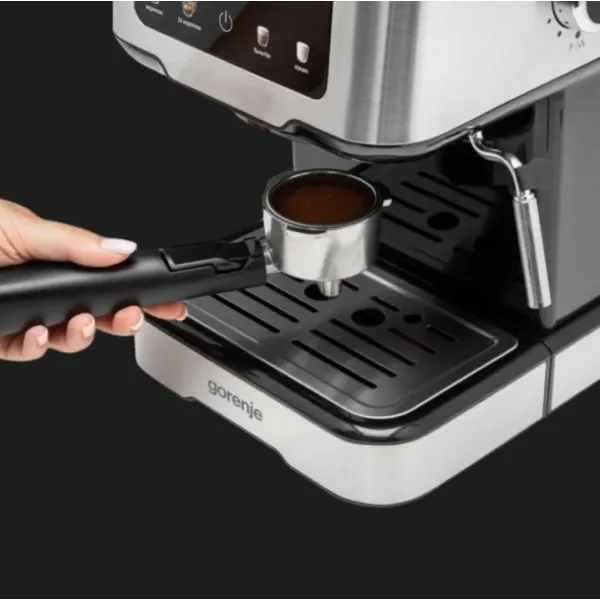 Кавоварка ріжкова Gorenje ESCM15CD (Silver/Black)