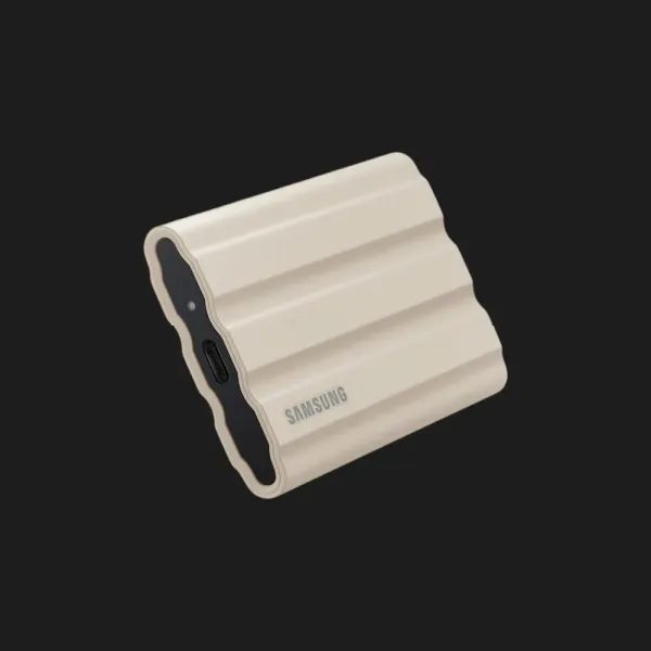 Зовнішній SSD-накопичувач Samsung T7 Shield 2TB (Beige)