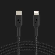 Кабель Belkin Braided USB-С to Lightning 1m (Black)