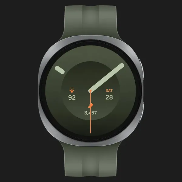 Смарт-годинник Samsung Galaxy Watch 9 44mm Silver with Olive Sport Band (SM-L350NZSA) (Standard)