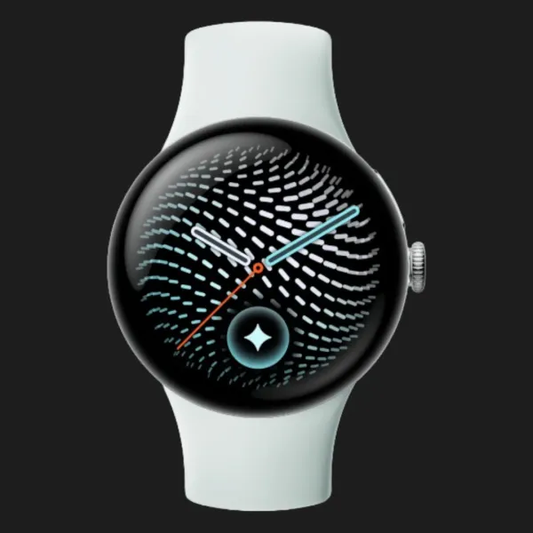 Смарт-годинник Google Pixel Watch 5 41mm Wi-Fi Polished Silver Aluminum Case / Fog Active Band