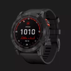 Garmin Fenix 7X Solar Slate Gray with Black Band