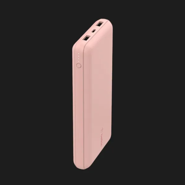 Портативний акумулятор Power Bank Belkin 20000mAh, 15W, Dual USB-A, USB-C (Rose Gold)
