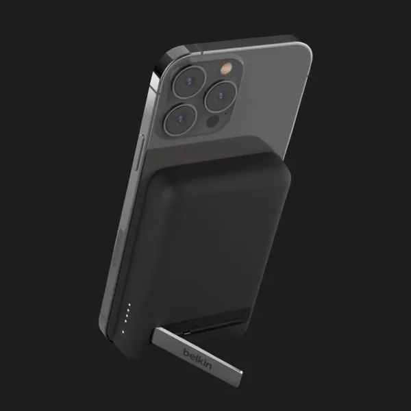 Безпровідний повербанк Power Bank Belkin MagSafe Wireless with Stand (5000mAh) (Black)
