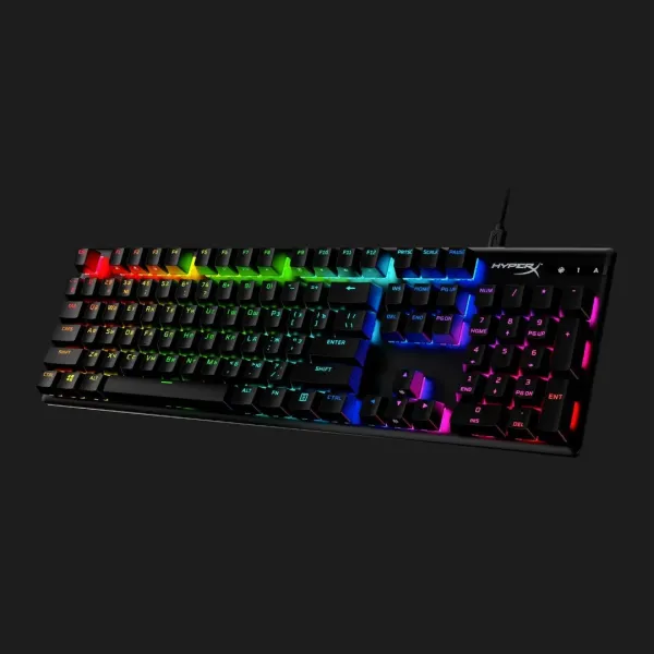 Клавіатура ігрова HyperX Alloy Origins Aqua USB RGB PBT (Black) (UA)