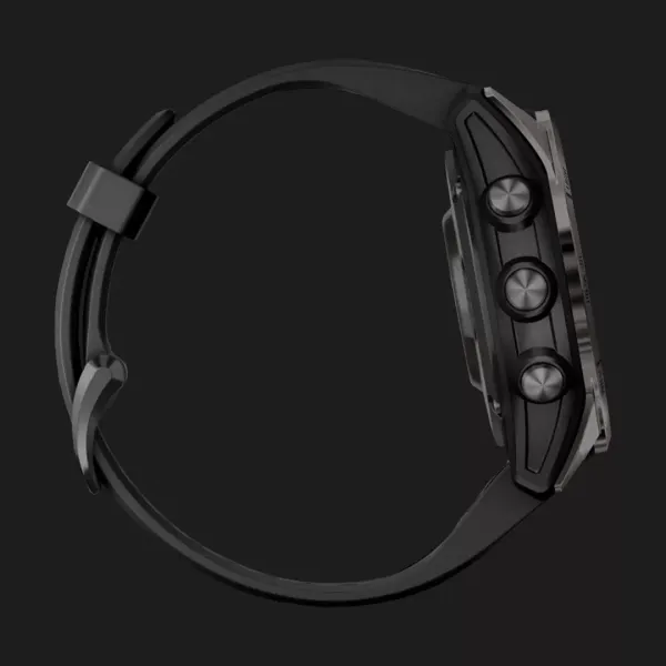 Garmin Fenix 7S Pro Sapphire Solar Carbon Gray DLC Titanium with Black Band