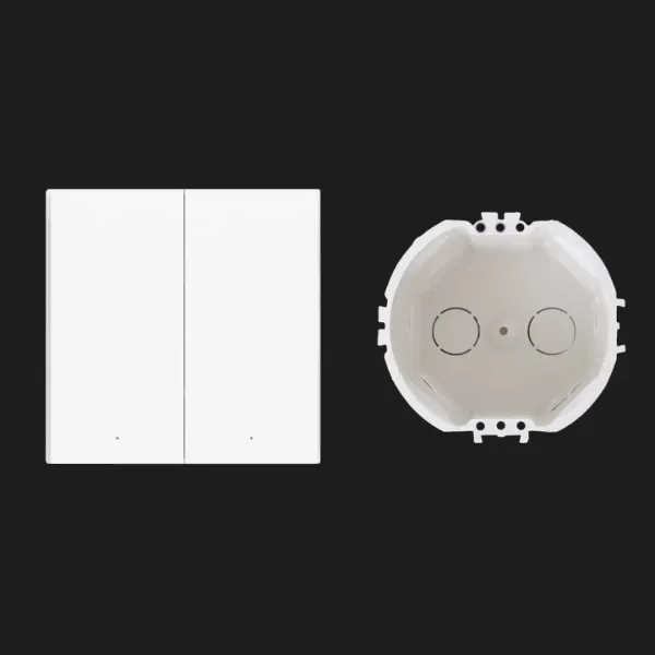 Розумний вимикач Aqara Smart Wall Switch H1 (no neutral, double rocker)