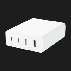 Зарядний пристрій Belkin 4-Port GaN 108W 2x USB-C, 2x USB-A (White)