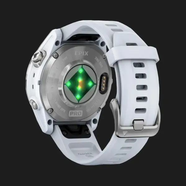 Garmin Epix Pro (Gen 2) Standard 42mm Silver with Whitestone Band