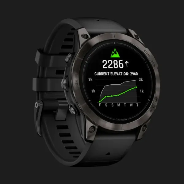 Garmin Epix Pro (Gen 2) Sapphire 47mm Carbon Gray DLC Titanium with Black Band