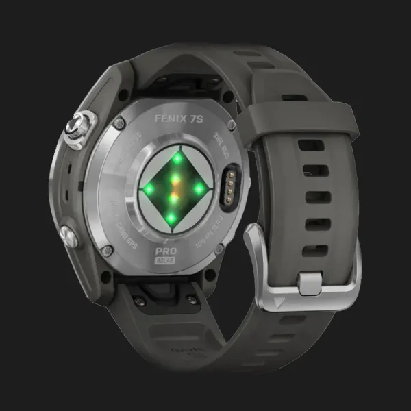 Garmin Fenix 7S Pro Solar Silver with Graphite Band