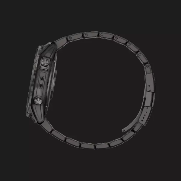 Garmin Fenix 7X Pro Sapphire Solar Carbon Gray DLC Titanium with Titanium Band