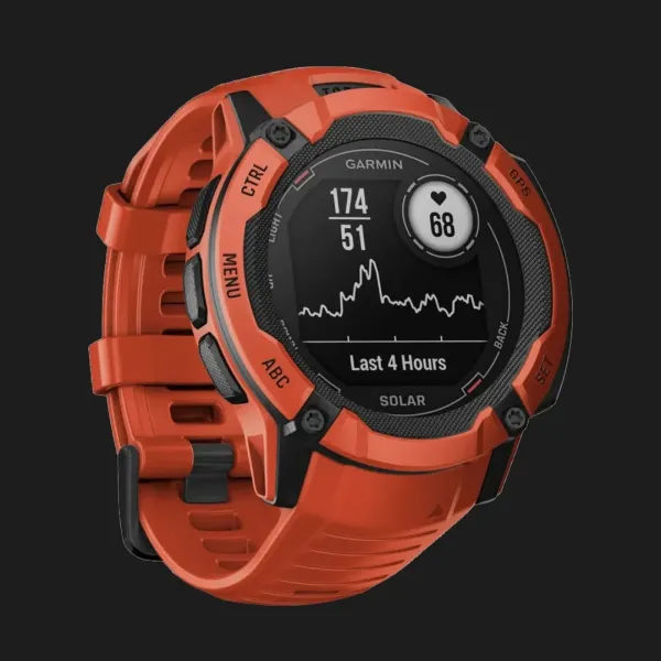 Garmin Instinct 2X Solar Flame Red