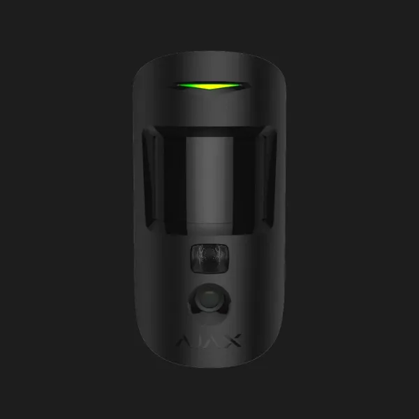 Датчик руху з фотофіксацією Ajax MotionCam, Jeweler, бездротовий, (Black)