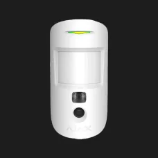 Датчик руху з камерою Ajax MotionCam, PhOD, бездротовий, Jeweller, (White)