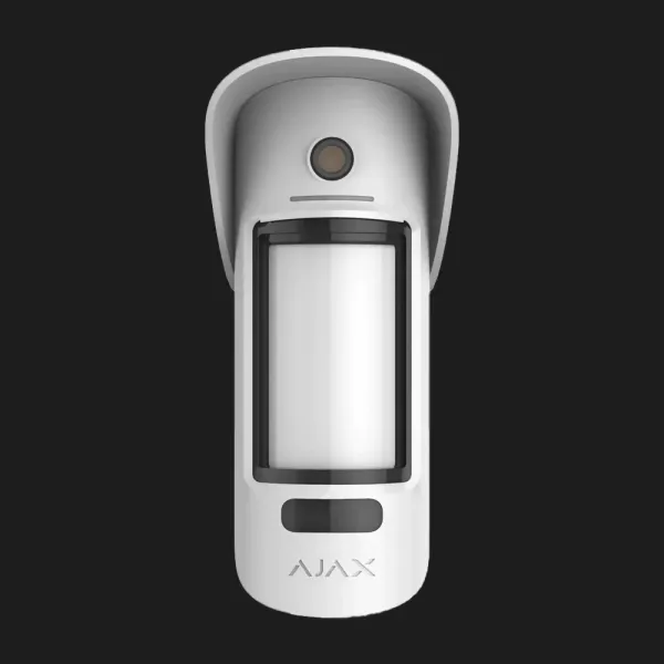 Бездротовий датчик руху з камерою та фото по запиту Ajax MotionCam Outdoor PhOD, Jeweller, (White)