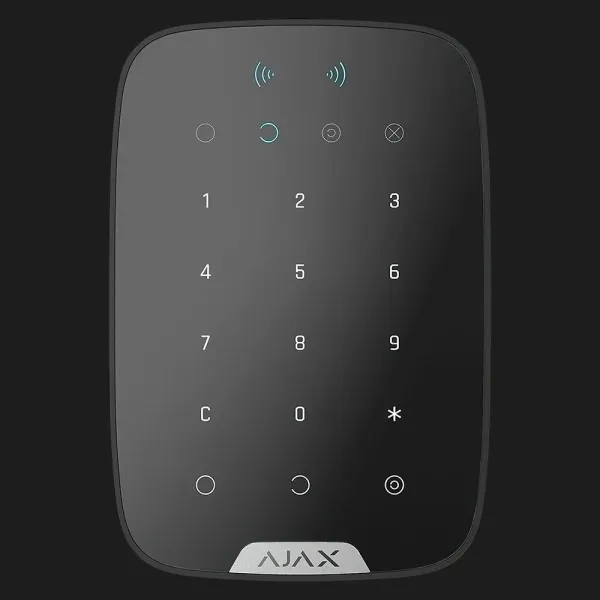 Бездротова сенсорна клавіатура Ajax Keypad Plus (Black)