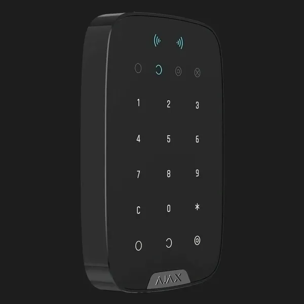 Бездротова сенсорна клавіатура Ajax Keypad Plus (Black)