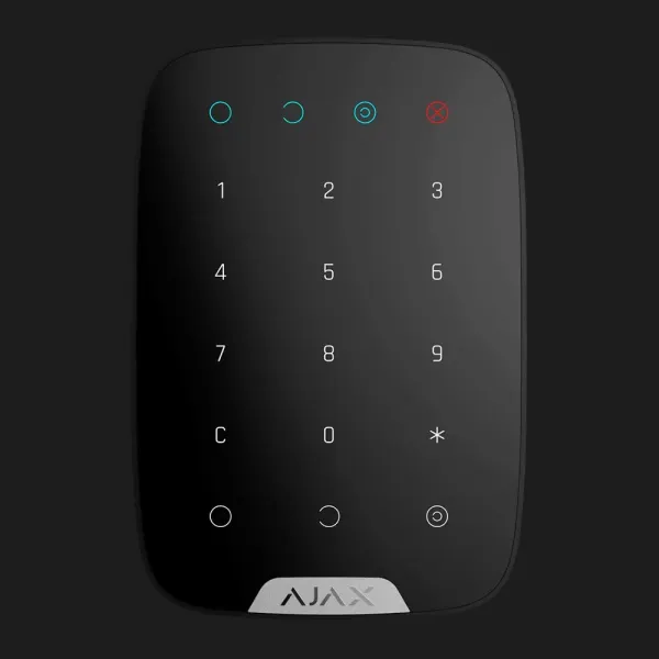 Бездротова сенсорна клавіатура Ajax KeyPad (Black)