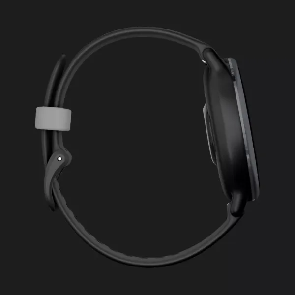 Garmin Vivoactive 5 Slate Aluminum Bezel with Black Case and Silicone Band
