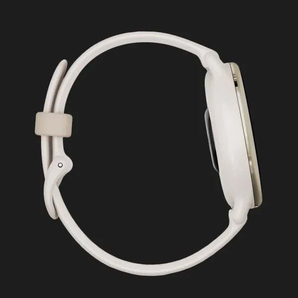Garmin Vivoactive 5 Cream Gold Aluminum Bezel with Ivory Case and Silicone Band