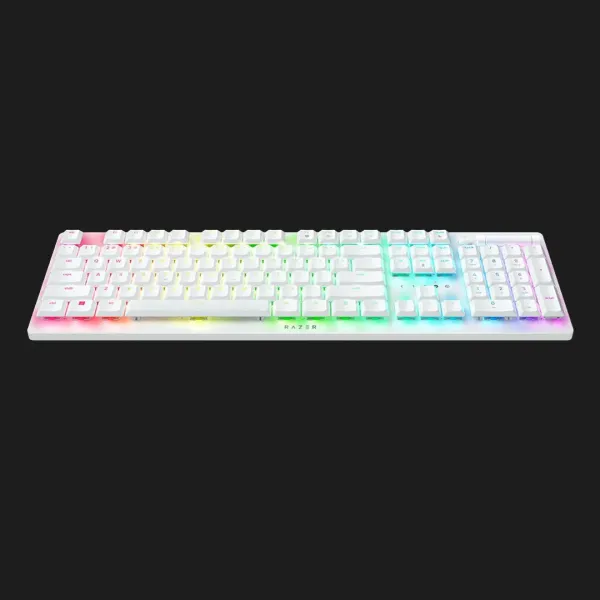 Клавіатура механічна RAZER DeathStalker V2 Pro, Purple Switch, (White) (RZ03-04363500-R3M1) (UA)