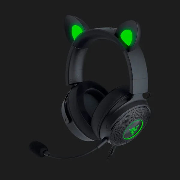 Ігрова гарнітура RAZER Kraken Kitty Ed V2 Pro (Black) (RZ04-04510100-R3M1)