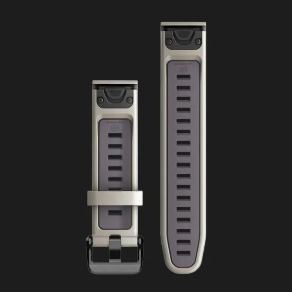 Ремінець Garmin 20mm QuickFit Light Sand/Deep Orchid Silicone (010-13279-05)