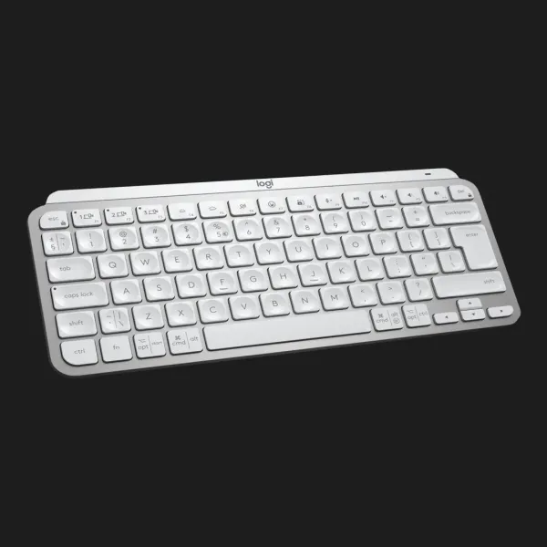 Клавіатура бездротова Logitech MX Keys Mini For Mac Minimalist Wireless Illuminated (Pale Gray) (UA)