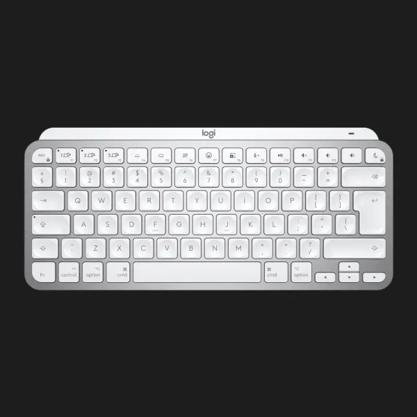 Клавіатура бездротова Logitech MX Keys Mini For Mac Minimalist Wireless Illuminated (Pale Gray) (UA)