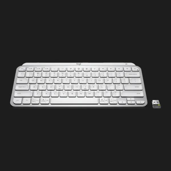 Клавіатура бездротова Logitech MX Keys Mini For Mac Minimalist Wireless Illuminated (Pale Gray) (UA)