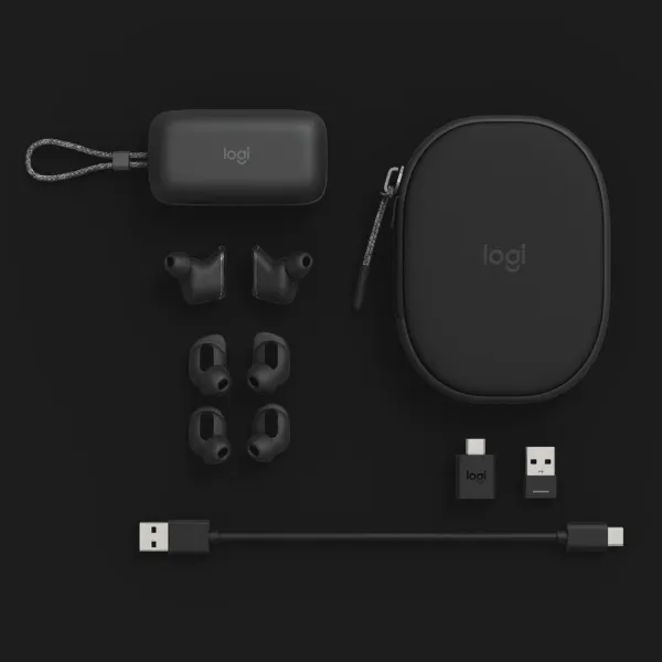 Навушники Logitech Zone True Wireless (Graphite) (UA)