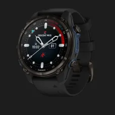 Garmin Descent Mk3i 43mm Carbon Gray DLC Titanium with Black Silicone Band