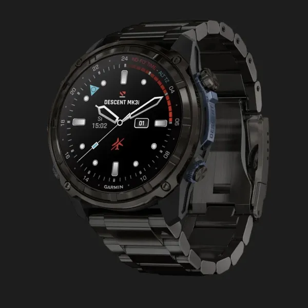 Garmin Descent Mk3i 51mm Carbon Gray DLC Titanium with DLC Titanium Band