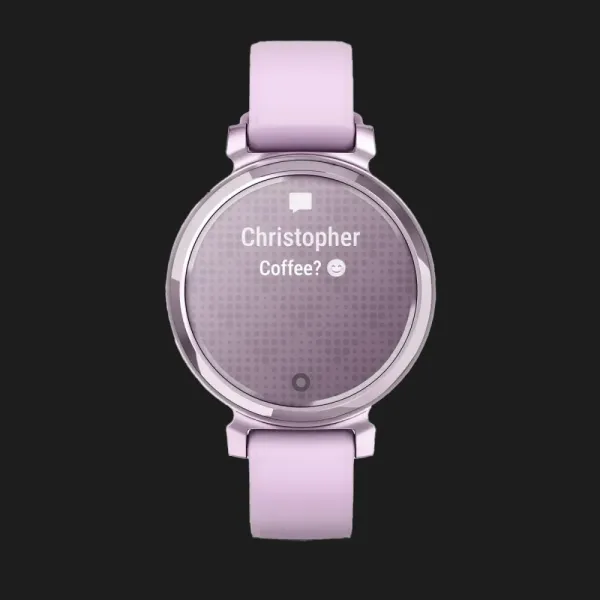 Garmin Lily 2 Metallic Lilac with Lilac Silicone Band